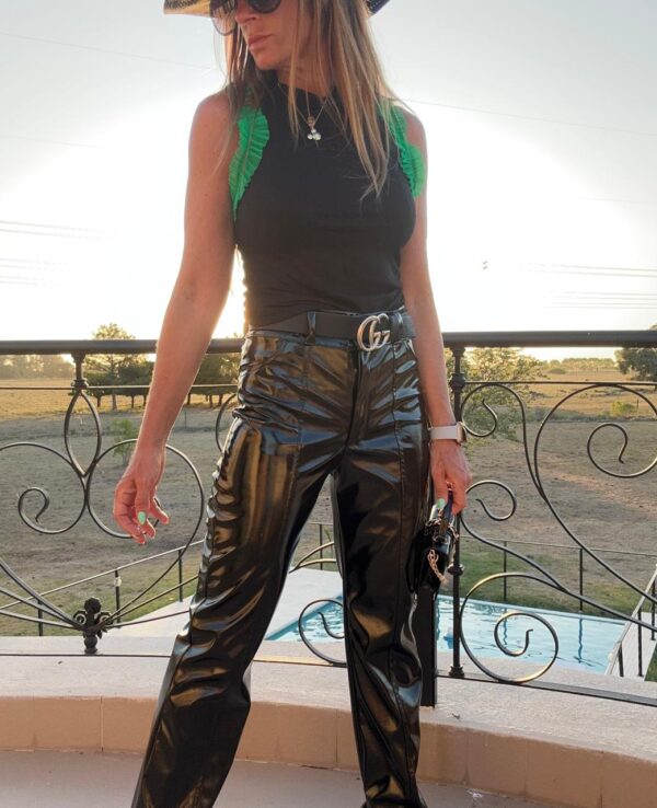 Ibiza charol pant negro - Image 5