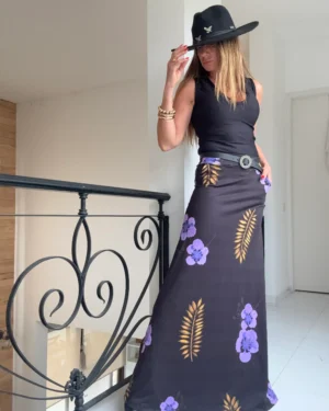 Maxifalda Malvon violeta