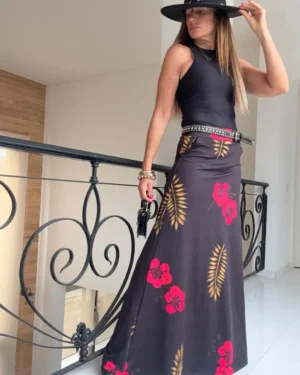 Maxifalda Malvon colorada