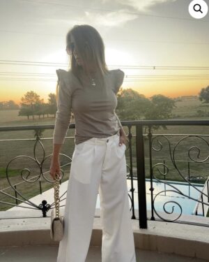 Pantalon sastrero Ritta off white FW23