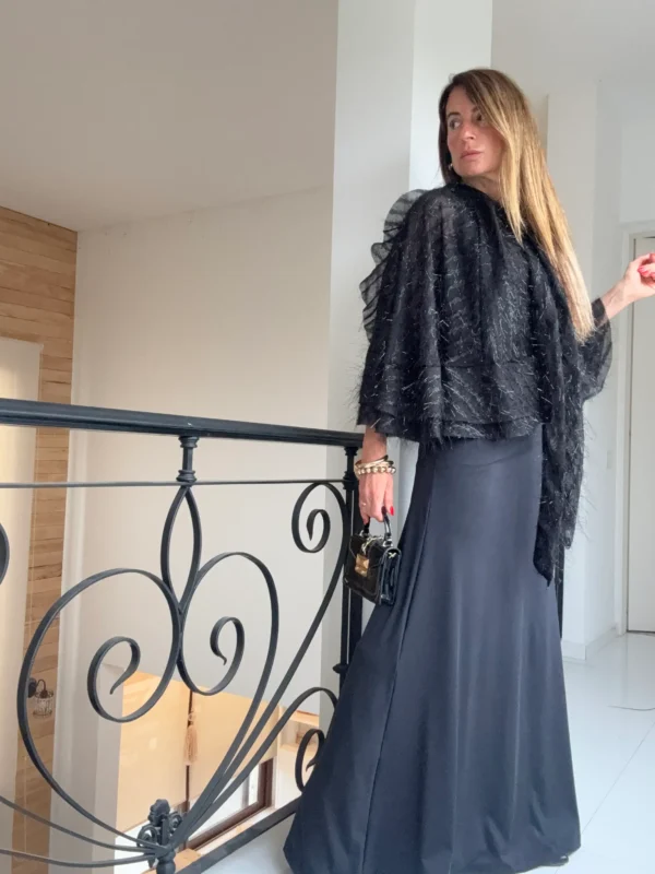 Maxifalda gin negra pre venta entrega 10/9 - Image 19