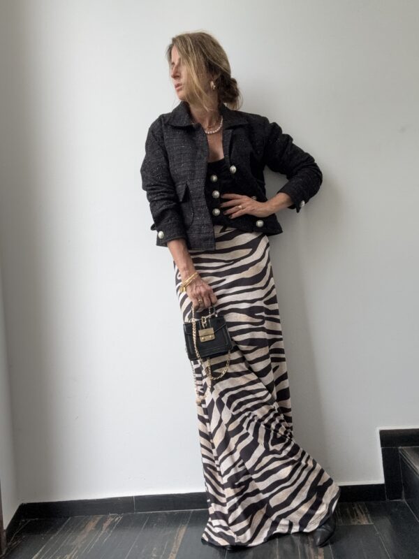 Maxifalda cebra camel - Image 16