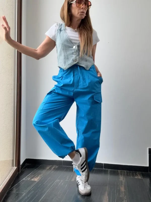 Pantalón Fauda Turquesa - Image 8