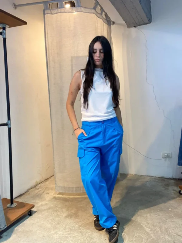 Pantalón Fauda Turquesa - Image 6