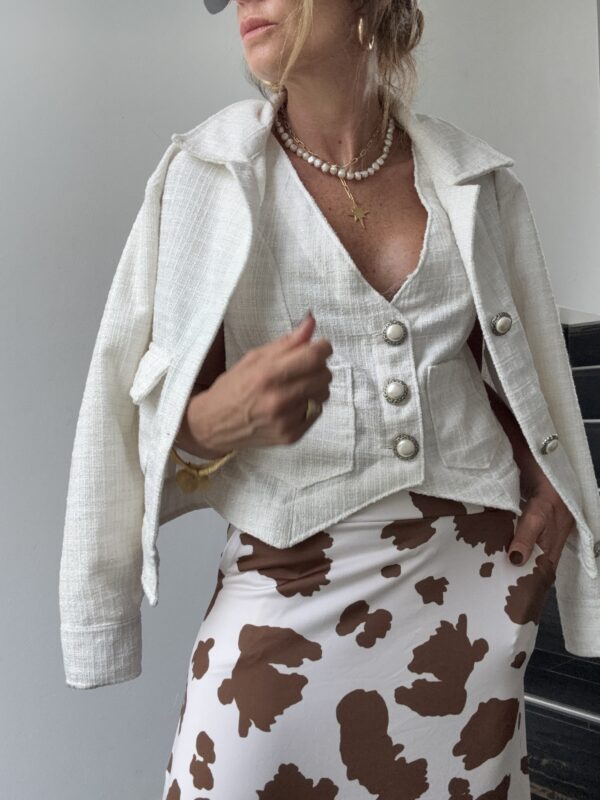 Chaleco Chanel crema - Image 6