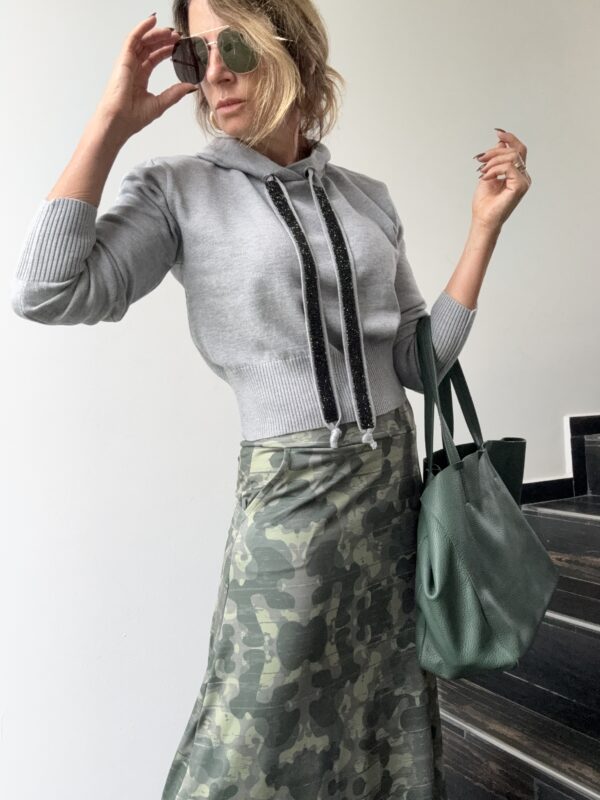 Hoodie Bonny gris Melange - Image 2