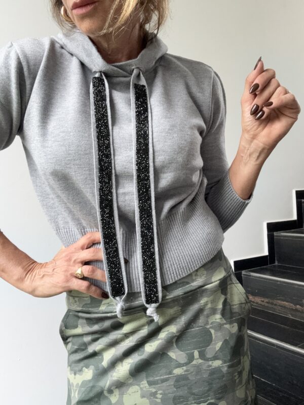 Hoodie Bonny gris Melange - Image 5