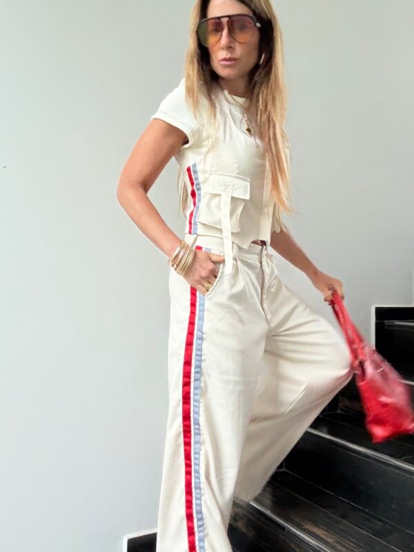 Pantalon sastrero Ritta Bridgerton vainilla - Image 7