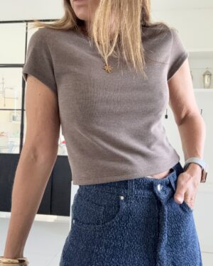 Remera mora Morley vintage chocolate