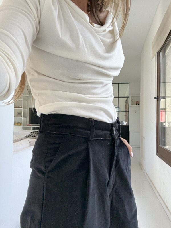 Remera Buche off white lanilla fina - Image 11