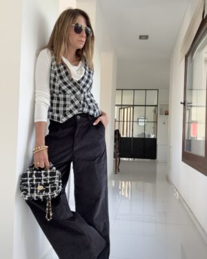 Pantalon GOT pana negro