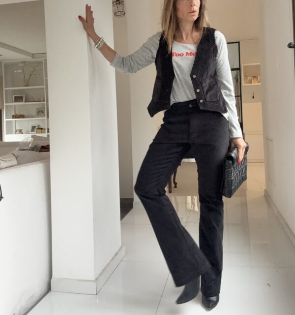 Pantalón  Dumbo pana negro - Image 14