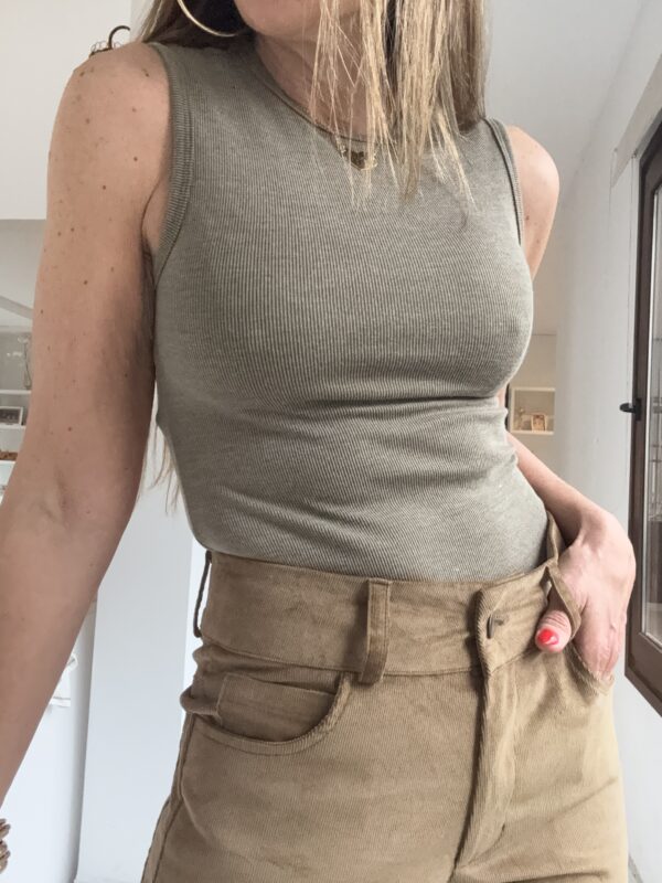 Musculosa Moscu Morley vintage verde