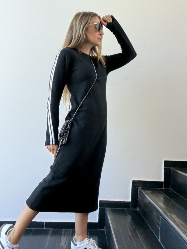 Vestido soft lanilla negro - Image 5