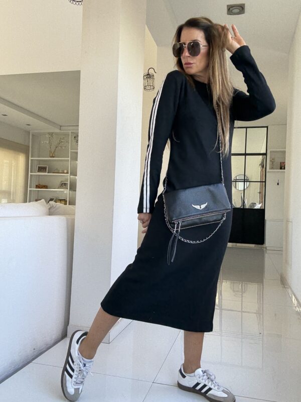 Vestido soft lanilla negro - Image 3