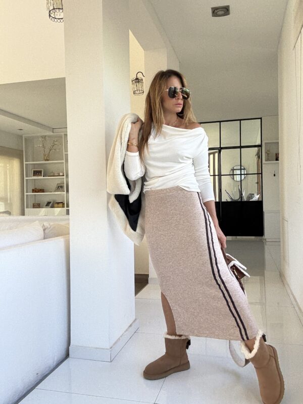 Remera Buche off white lanilla fina - Image 7