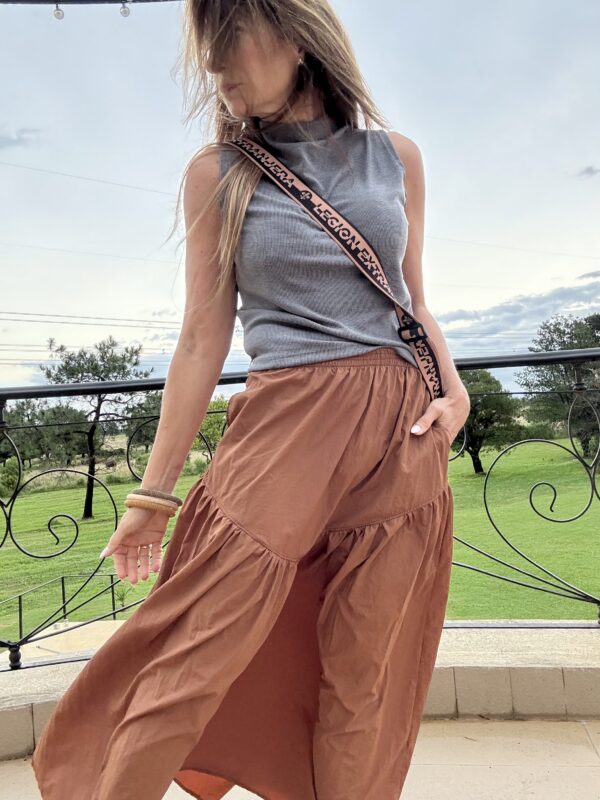 Musculosa Capuccino Morley azul vintage - Image 7