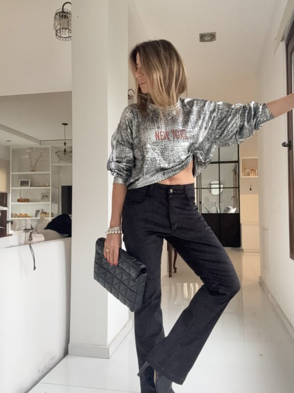 Pantalón  Dumbo pana negro - Image 6