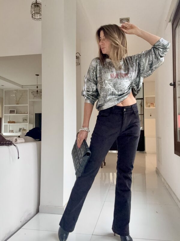 Pantalón  Dumbo pana negro - Image 5