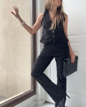 Pantalón  Dumbo pana negro