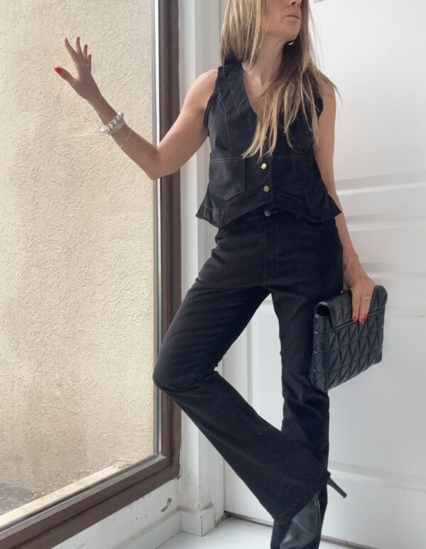 Pantalón  Dumbo pana negro