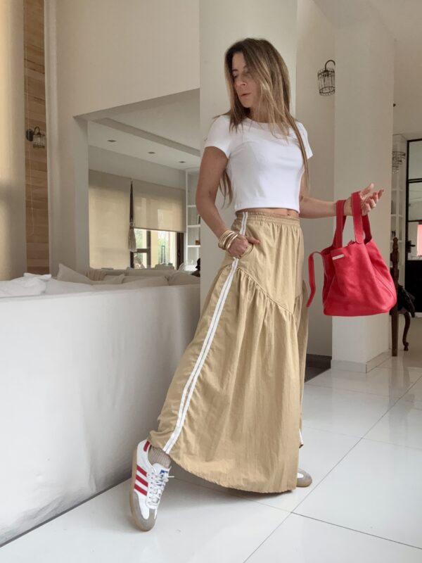 Falda  Hanói  camel con vivos