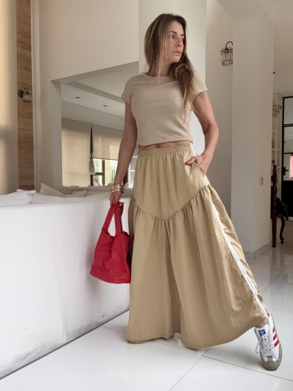 Falda  Hanói  camel con vivos - Image 7