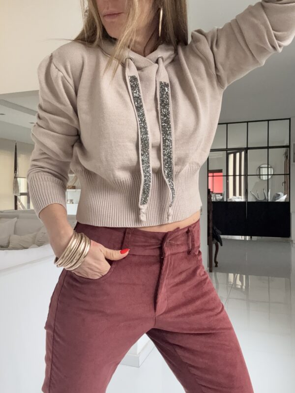 Hoodie Bonny nude - Image 3