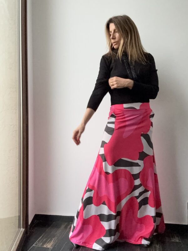 Maxifalda cebra de carnaval - Image 2