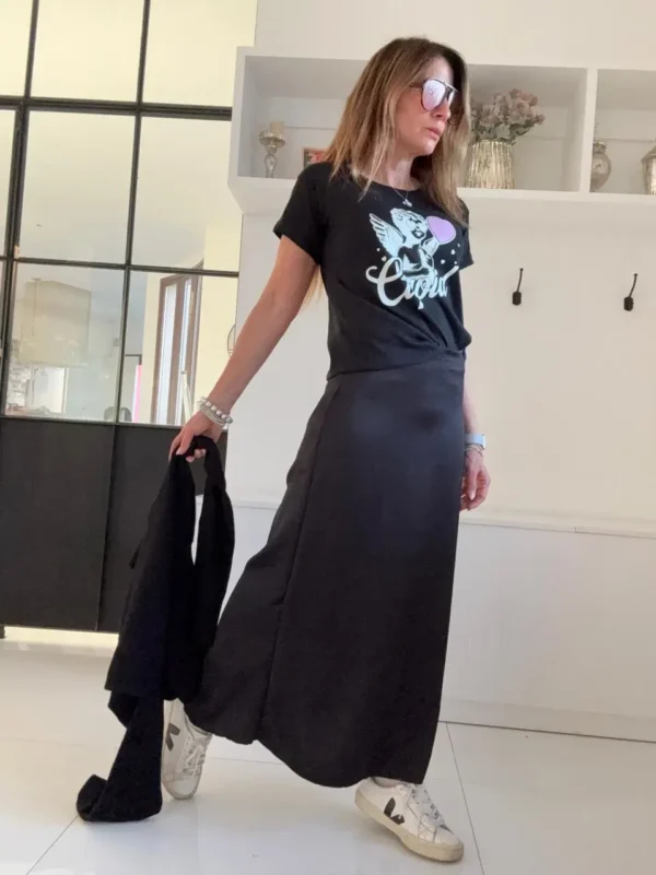 Remera smallest negra cupido - Image 2