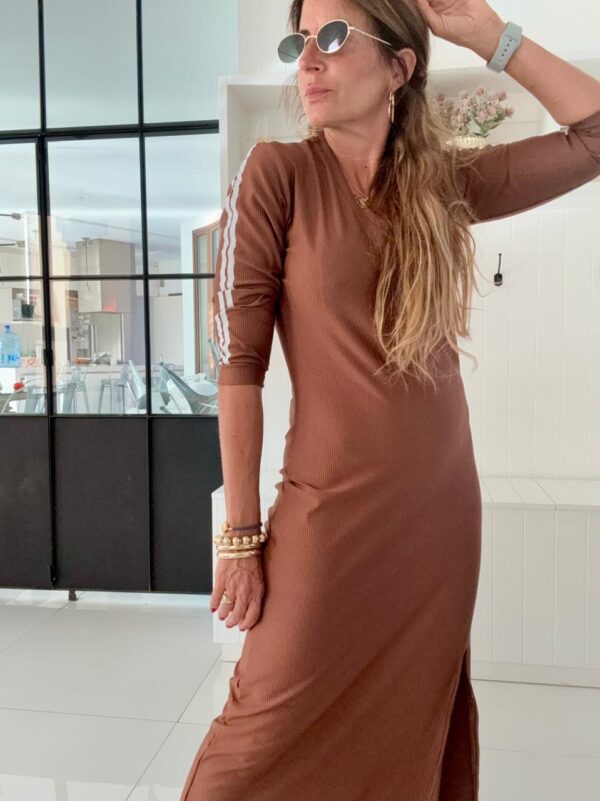 Vestido  Tao micromorley chocolate - Image 2