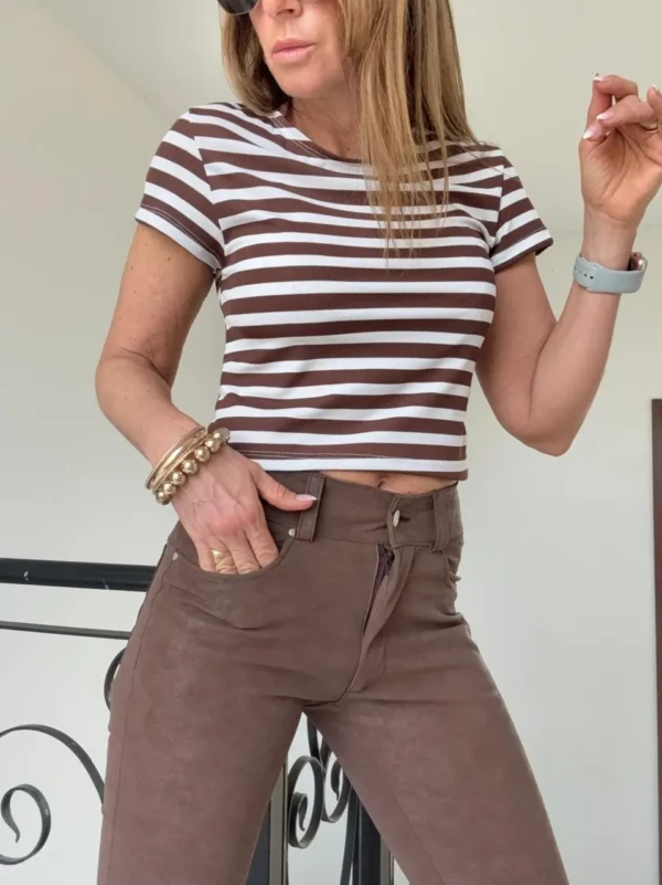 Pantalón Dumbo nobuck chocolate - Image 18