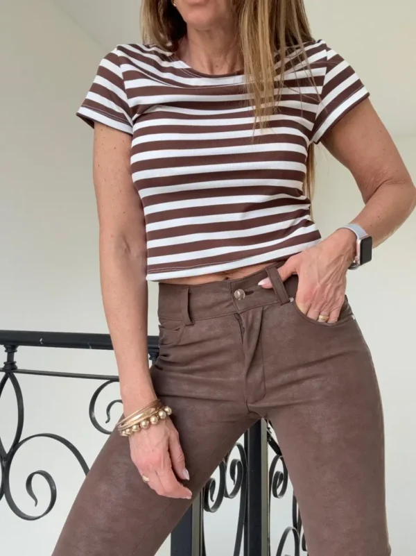 Pantalón Dumbo nobuck chocolate - Image 19