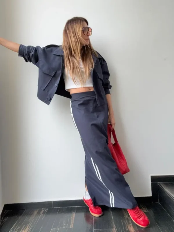 Falda Ayra marino vivos off white coleccion invernalia - Image 13