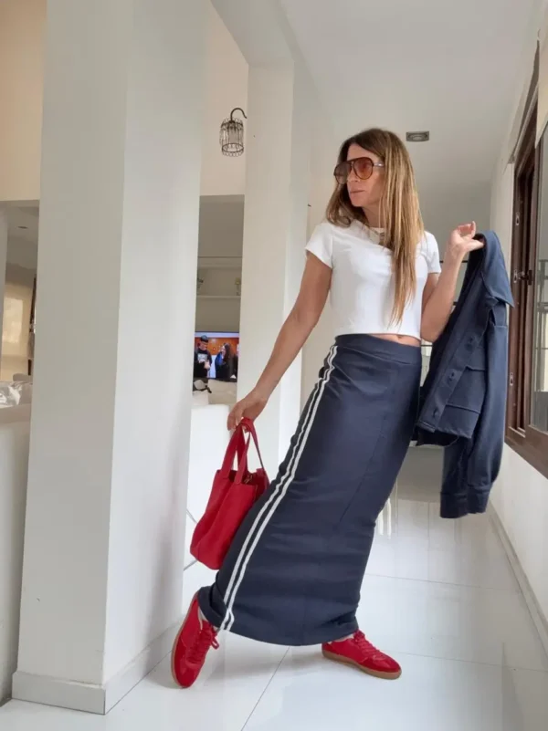 Falda Ayra marino vivos off white coleccion invernalia - Image 15