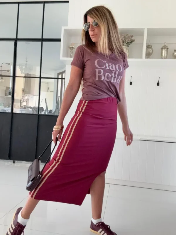Remera smallest bordo ciao bella - Image 4