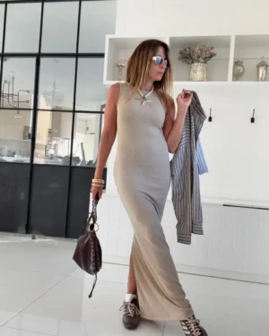 Vestido Morley vintage arena