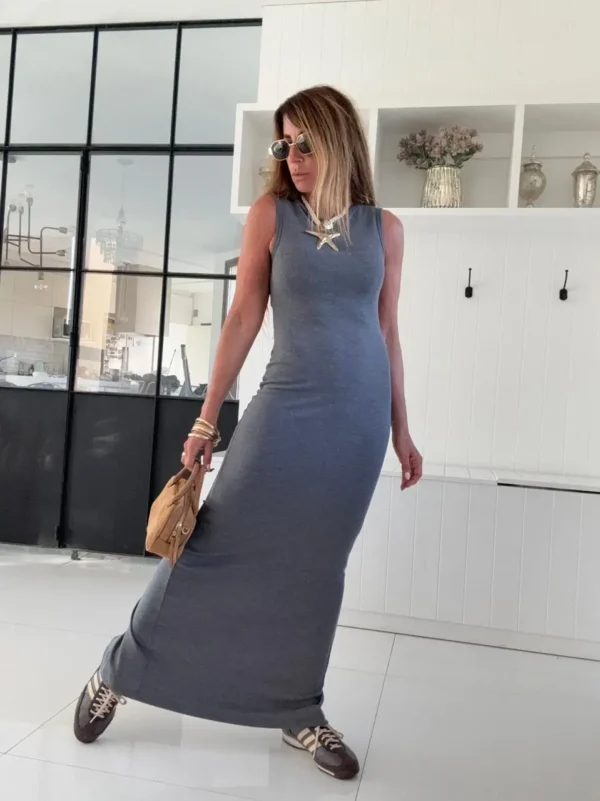 Vestido Morley vintage azulino - Image 5