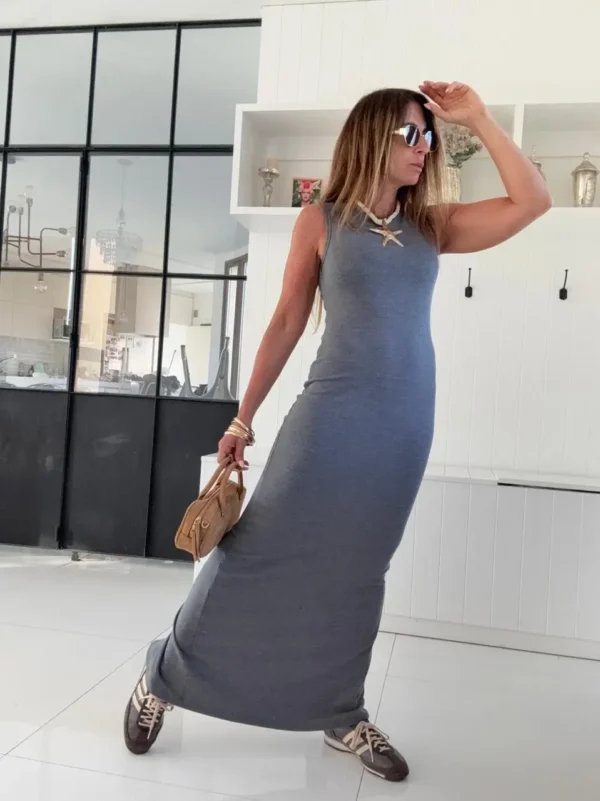 Vestido Morley vintage azulino - Image 8