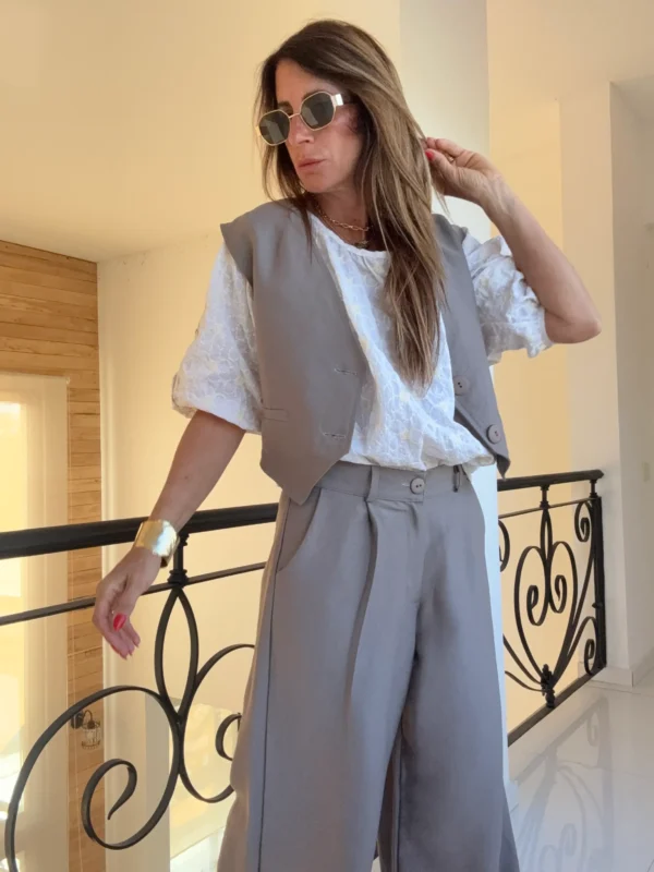 Blusa orange blanca bordada - Image 10