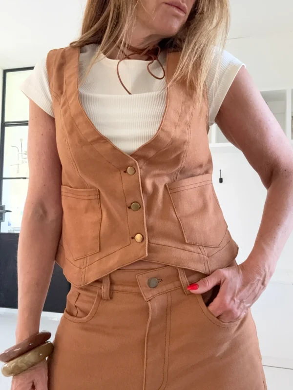 Falda crush ddl gabardina importada - Image 14