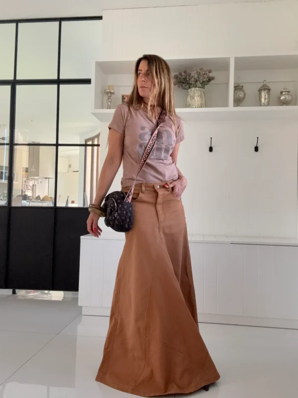 Falda crush ddl gabardina importada - Image 20