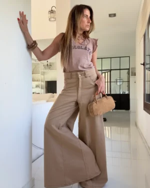 Pantalón Iconic  tostado