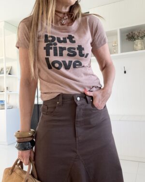 Remera smallest vison But first love