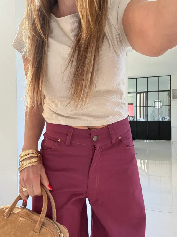 Pantalón Iconic  cherry - Image 6