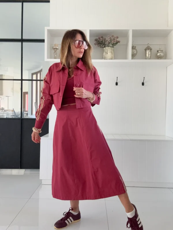 Falda Roca Casterly guinda vivos camel - Image 21