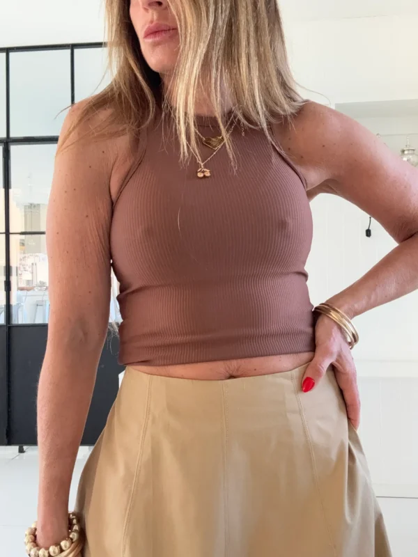 Falda Roca Casterly camel vivos chocolate - Image 23