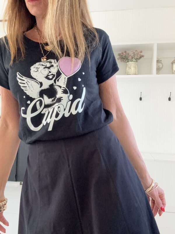 Remera smallest negra cupido - Image 10