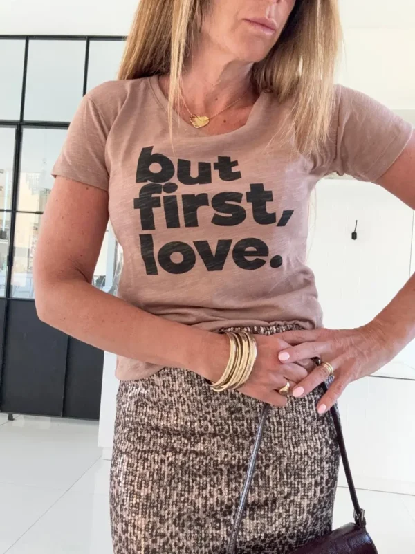 Remera smallest vison But first love