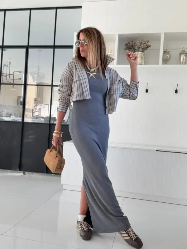 Vestido Morley vintage azulino - Image 14